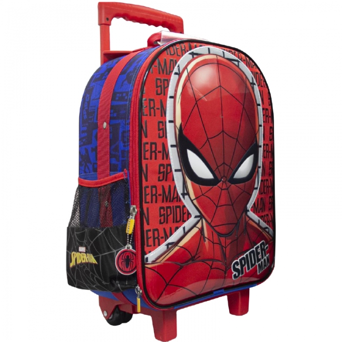 Mochila Spiderman de ruedas Set de 3 piezas Artesco - Mochilas Escolares