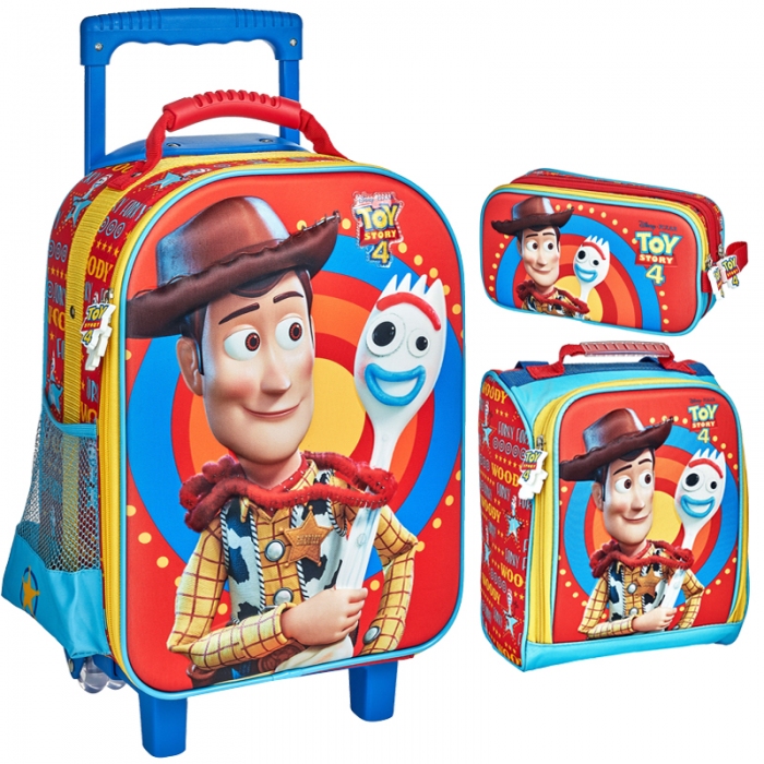 Maleta Toy Story con ruedas - Set de 3 piezas - Mochilas Escolares