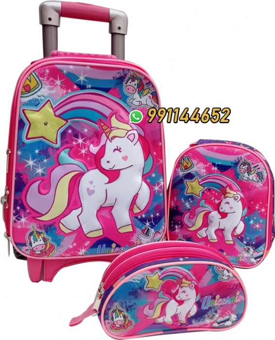 Mochila Maleta Unicornio A4 - Mochilas Escolares
